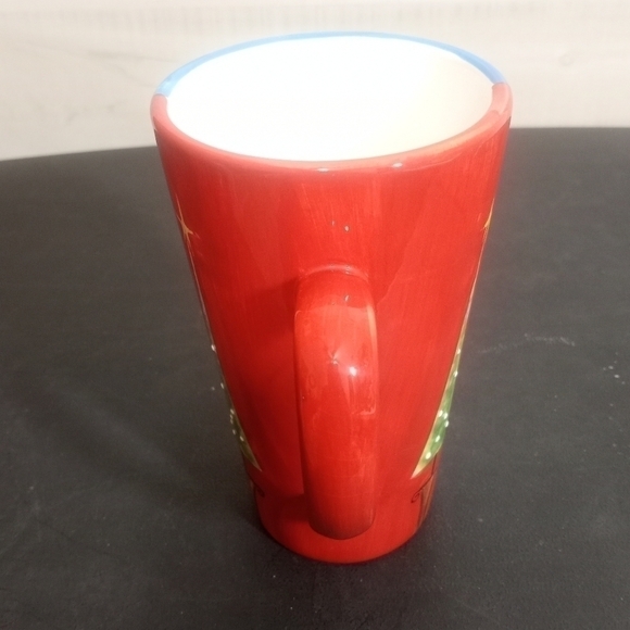SET of Two Tall Christmas Coffee or Hot Chocolate Mugs 16oz - Picture 10 of 12